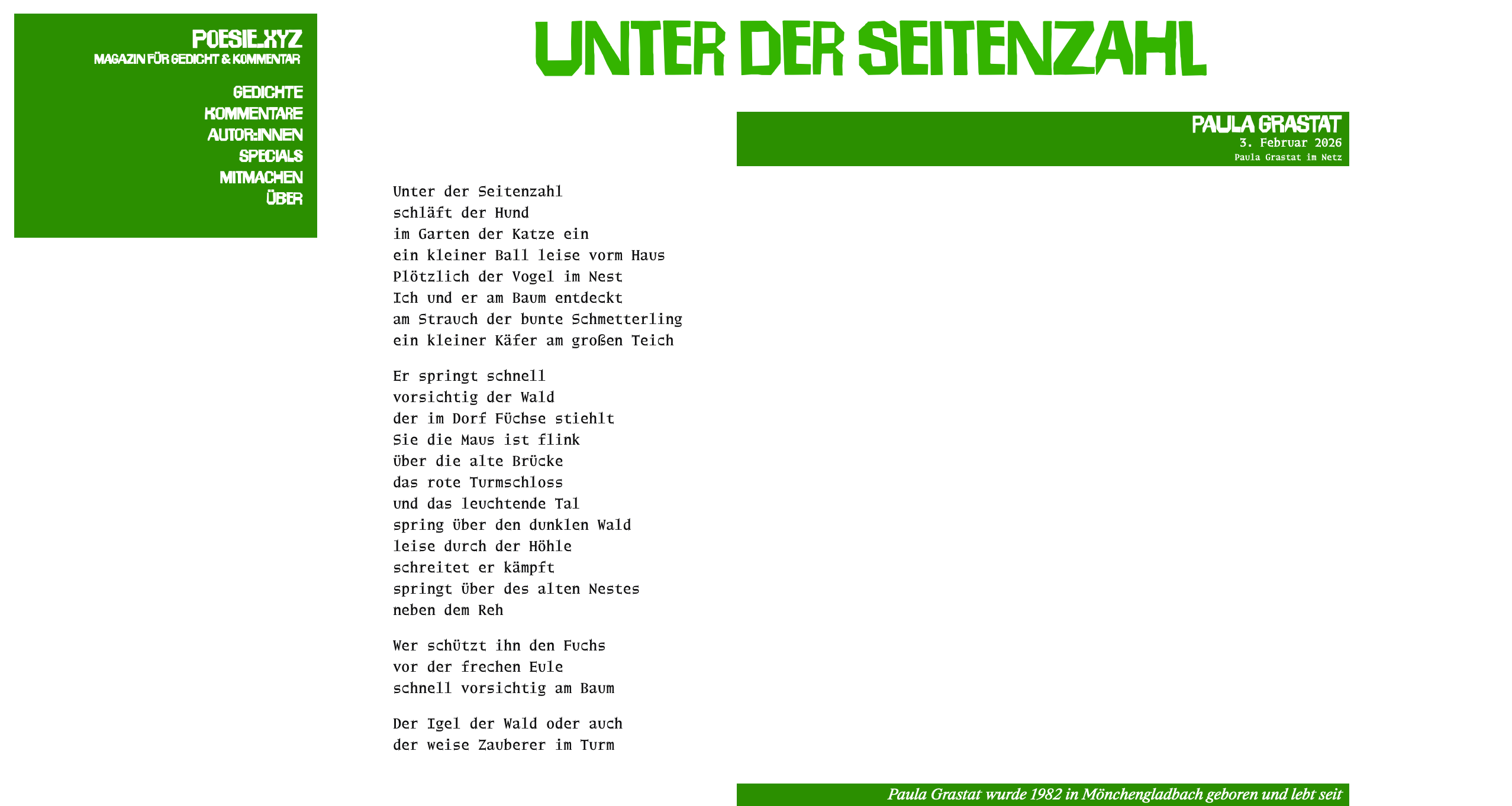 Poesie.xyz preview